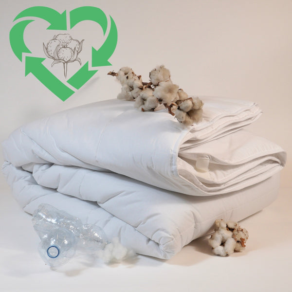 Happidea Piumino Anallergico Matrimoniale 250x200 Cm - Imbottitura 300g In PET Riciclato - Rivestimento In Puro Cotone - Made In Italy - 4