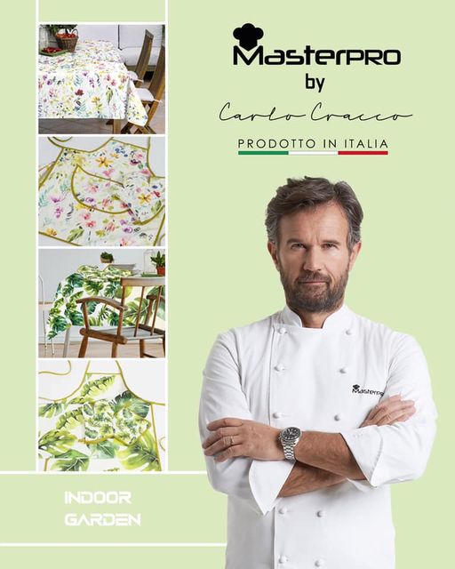 La linea tessile Masterpro by Carlo Cracco è vera passione in cucina