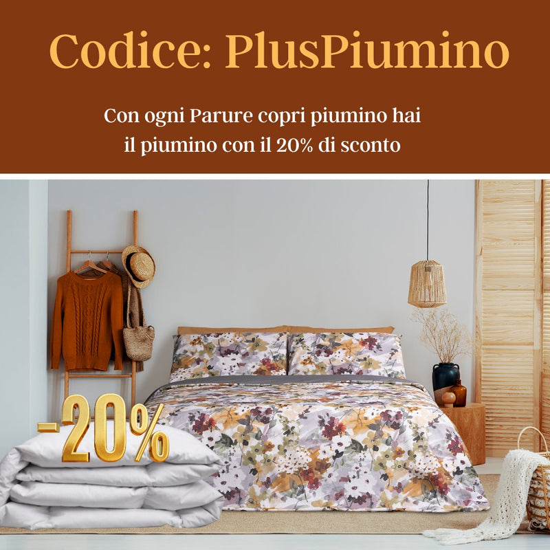 Sacco copri piumino in cotone 