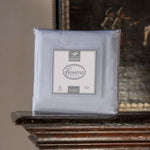 Pack lenzuolo con angoli tinta unita 100% percalle di cotone Cassera Casa azzurro cielo