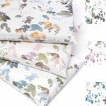 varianti colore federe in flanella di cotone del completo letto Lia con foglie autunnali
