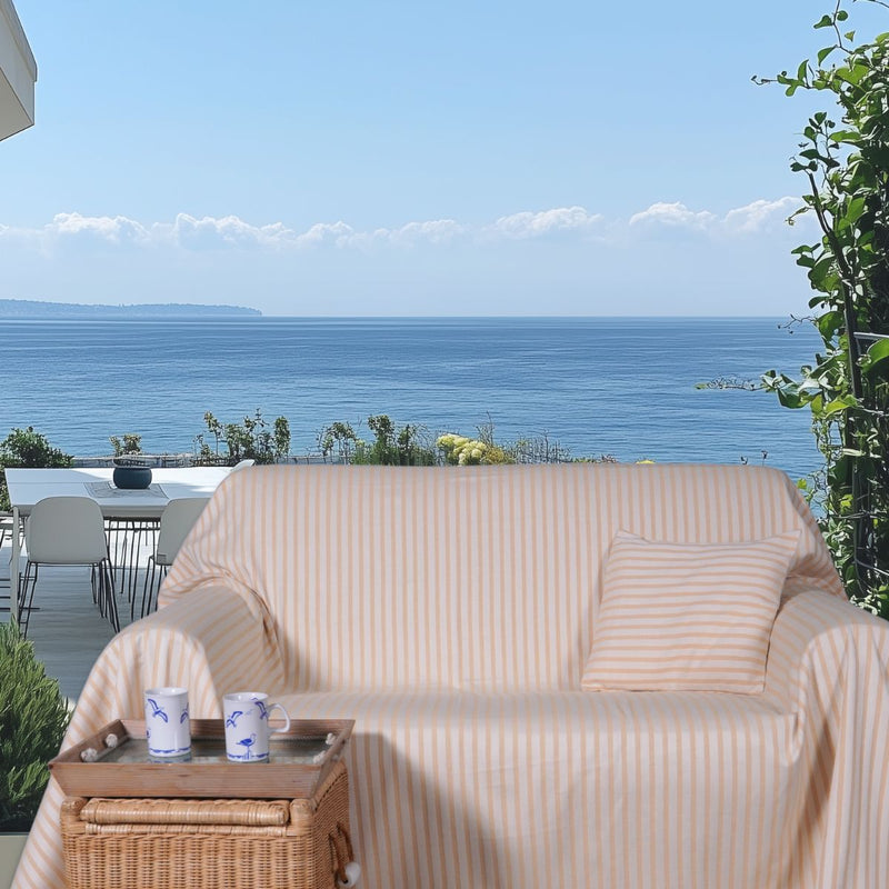 Telo Arredo con Cuscino Marine Jacquard