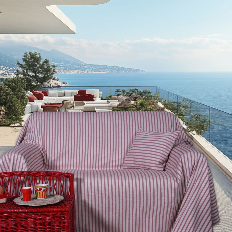Telo Arredo con Cuscino Marine Jacquard