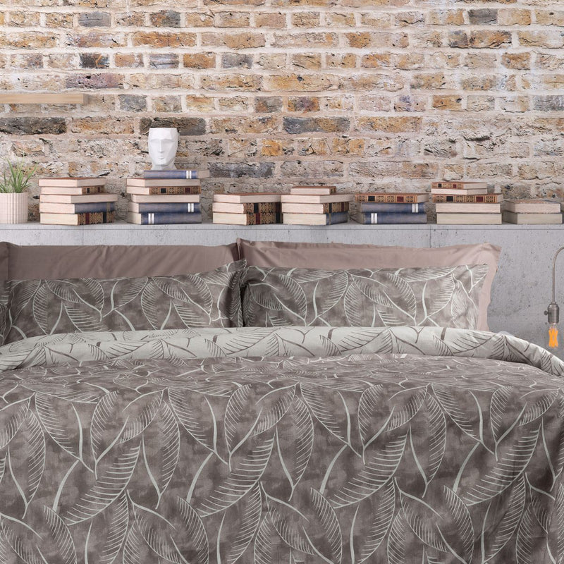 Peri Home Set copripiumino e federe, 100% cotone, 3 pezzi, per letto matrimoniale, in ciniglia grigia, rosa Peri Home Set copripiumino e federe, 100% cotone, 3 pezzi, per letto matrimoniale, in ciniglia grigia, rosa