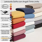 Percale Fitted Sheet 200Tc - Plain Color - Percale