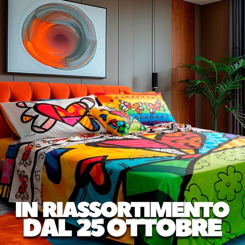 Completo Letto Copriletto - Britto - Heartbeat