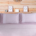 completo letto tinta unita calda flanella di cotone made in italy happidea autunno inverno