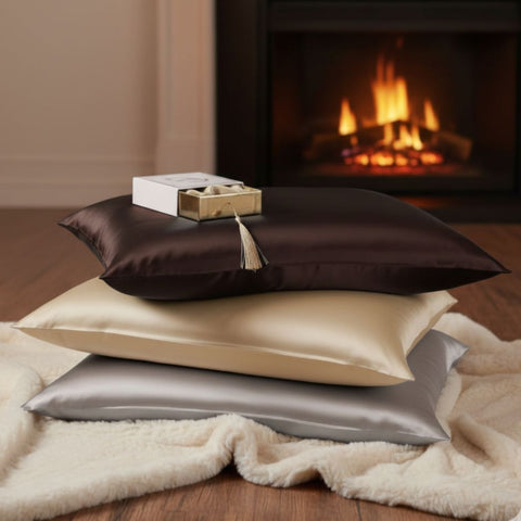 CERVI ALLOVER Federa Cuscino, Stile Tirolese Country, Marrone E Parte Scura 570x570