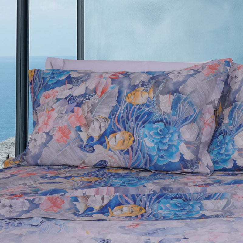 Parure Letto Reef Mussola - Cassera Casa