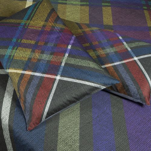 Dettaglio federe Winston Happidea variante blu