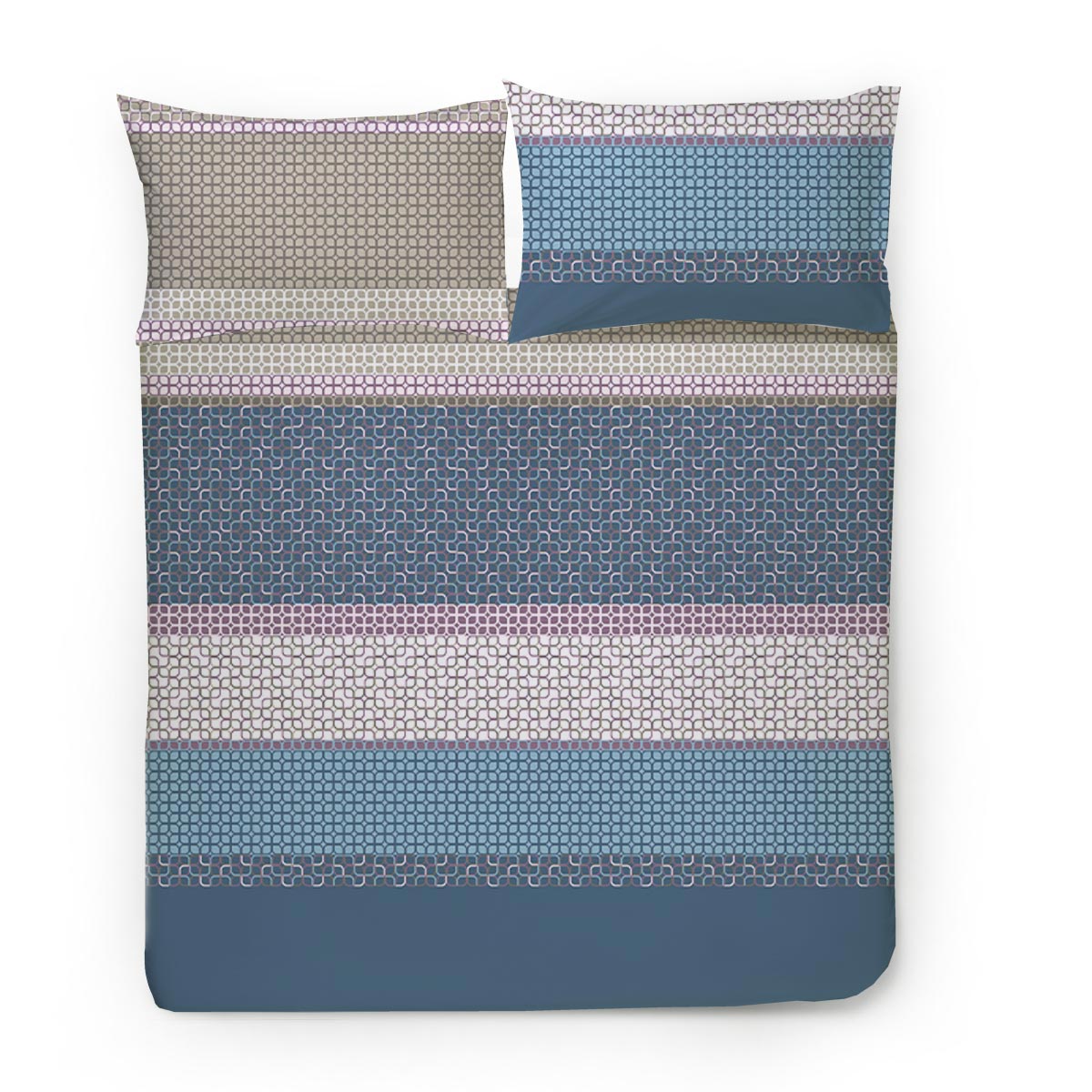 Biancheria Da Letto Giapponese Ukiyoe - Set 3 Pezzi Con Fiori Di Ciliegio, Microfibra King Size - Foto 4