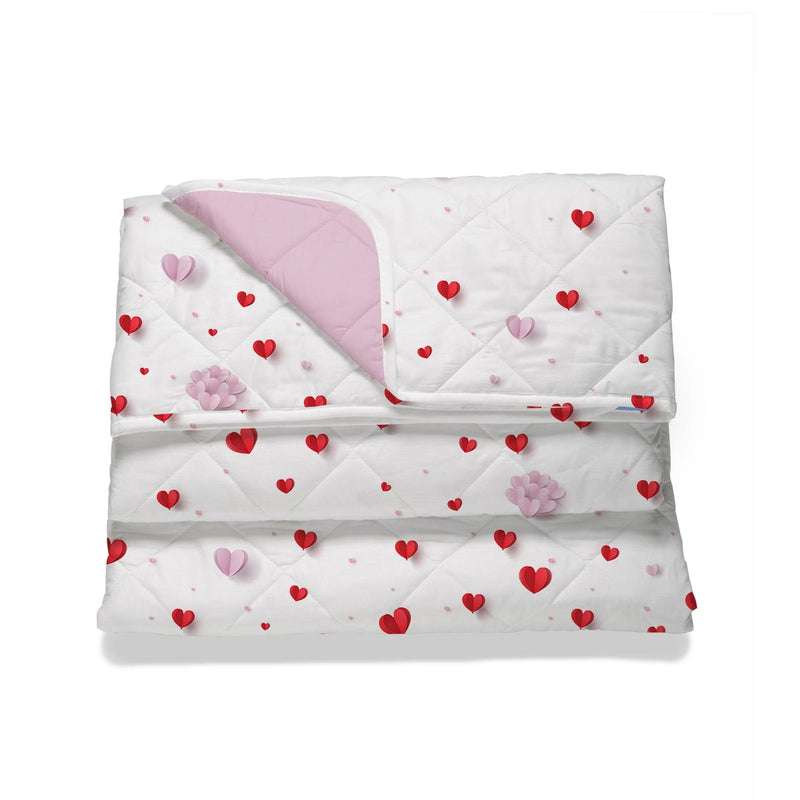 Happidea Sweet Heart Quilted Bedspread