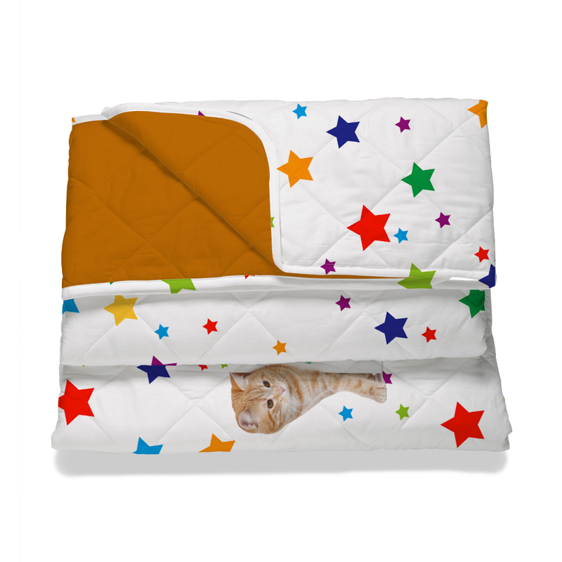 Quilted Bedspread - Cotton And Recycled Pet - Stella Stellina