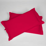 Set of 2 Pillowcases - Solid Color - Happidea