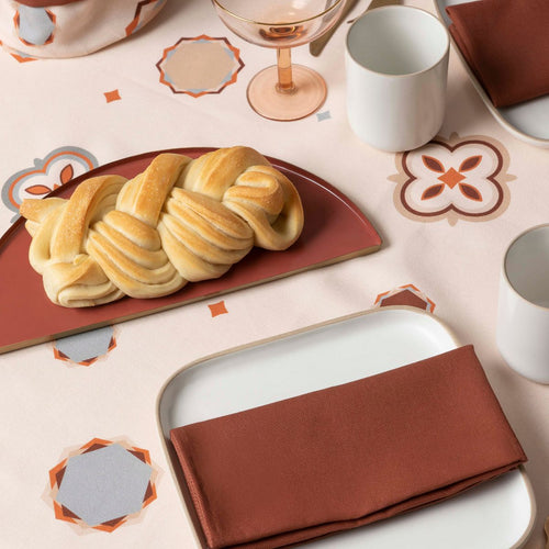 Set 2 tovaglioli marrone della collezione Paola Marella